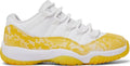 Jordan 11 Retro Low - Yellow Snakeskin