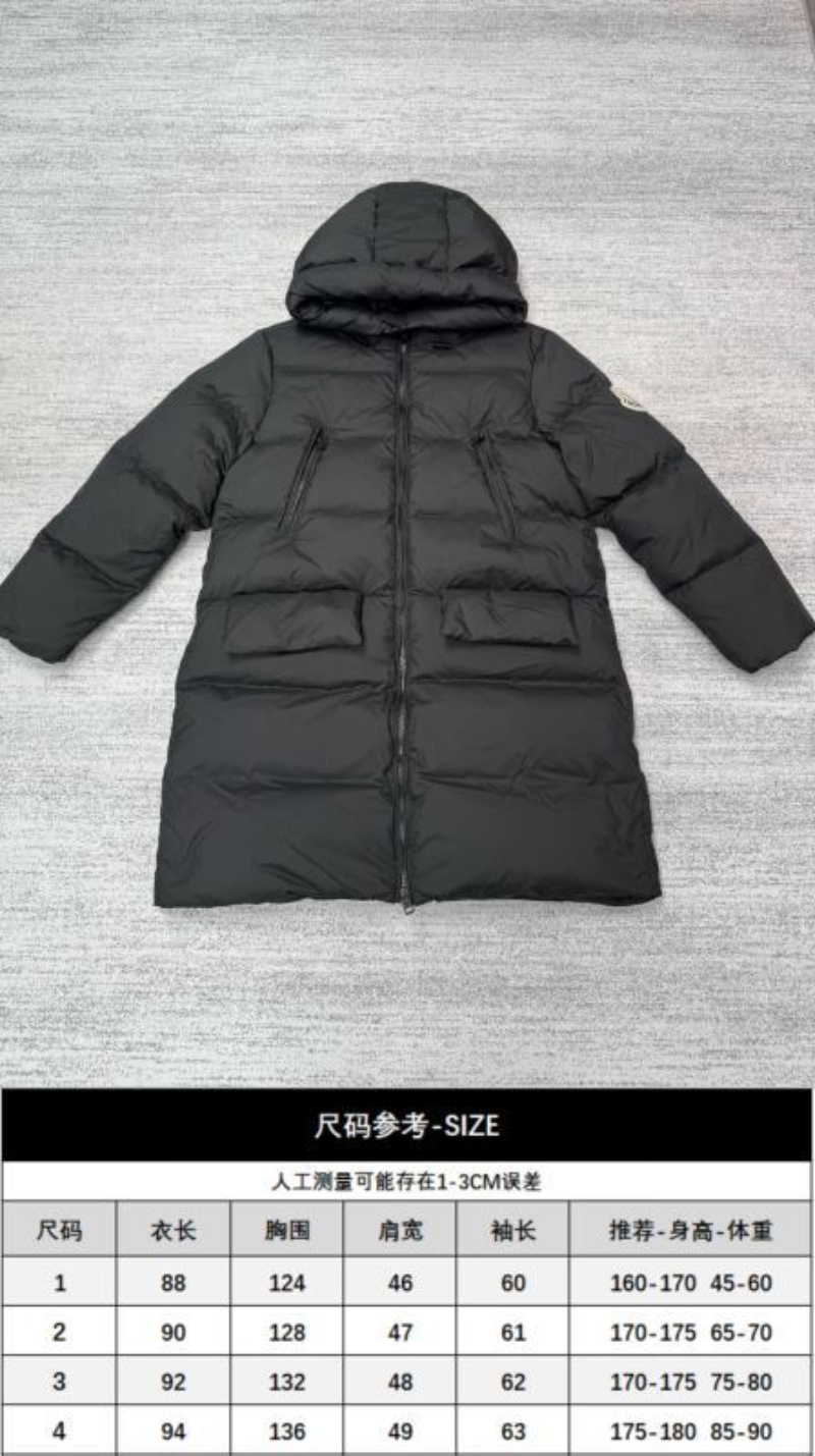 110211  New large standard mid length down jacket Top quliaty 1:1 clothing